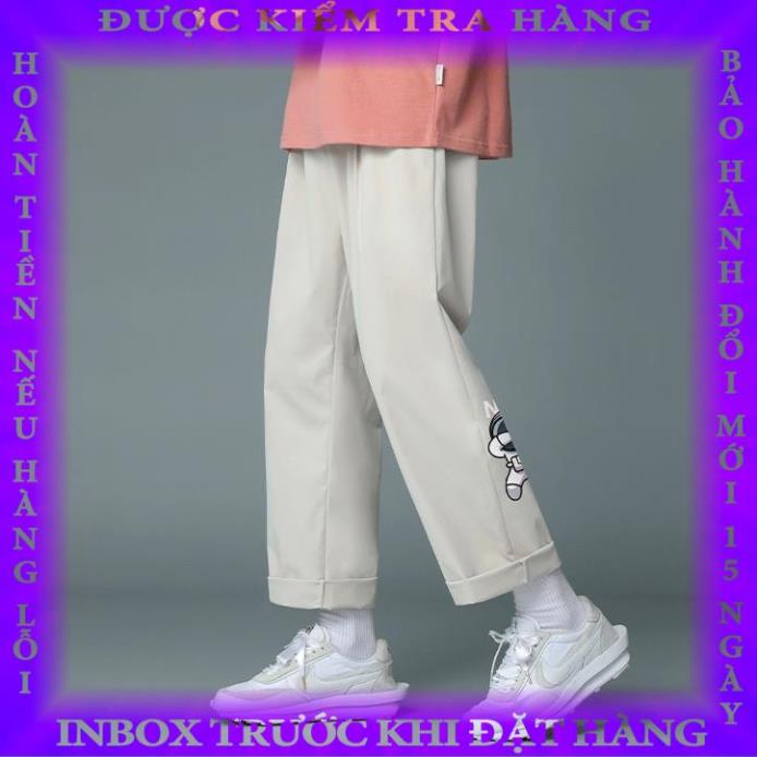 Quần baggy kaki nam nữ Nasa - Kiểu quần ống rộng basic unisex - 3 màu đen, vàng, ghi - MayLinh shop  hanthien