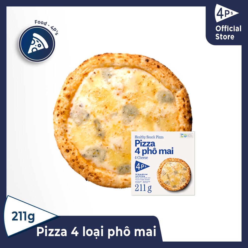 Bánh Pizza Đông Lạnh 4 loại phô mai 211Gr / Frozen Pizza 4 Cheese 211Gr