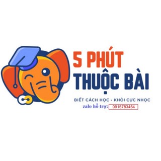 5 phút thuộc bài gói 1 năm tặng bút dạ quang bông hoa 5 cánh siêu trí nhớ học đường