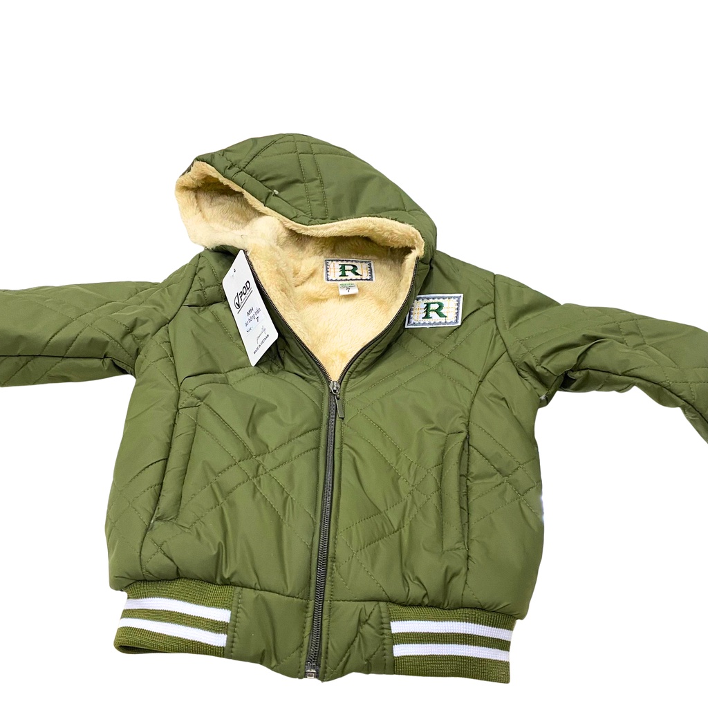 Áo khoác trẻ em - áo phao lót lông trần bông 3 lớp cho bé siêu nhẹ siêu ấm dễ thương cho bé trai và bé gái