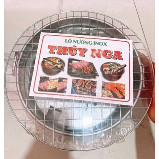 Lò nướng - bếp nướng than củi dạng tròn thuý nga