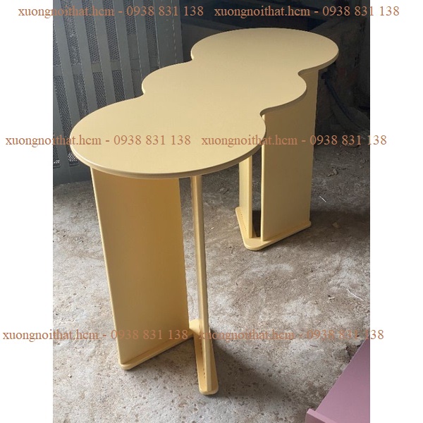 *ảnh thật* bàn decor, làm việc gỗ MDF sơn #xuongnoithat.hcm