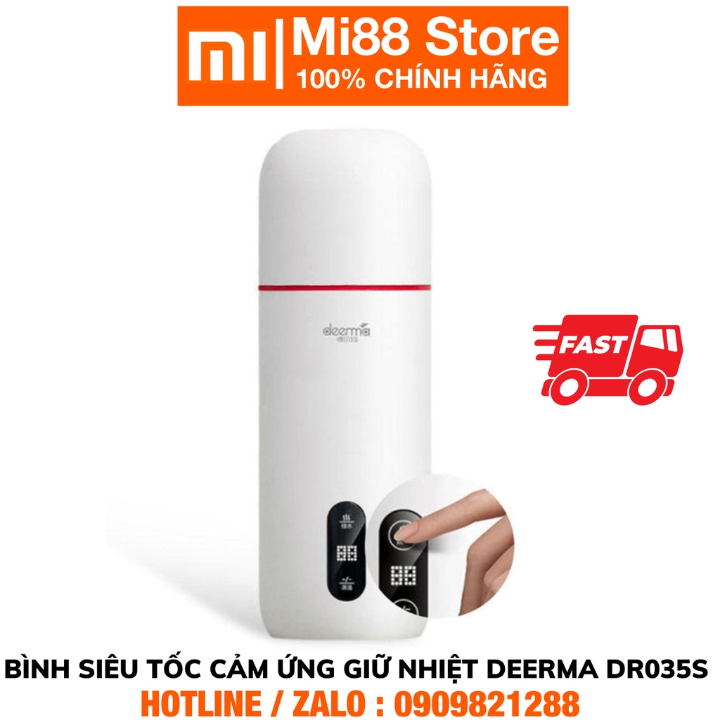 Bình Đun Nước Siêu Tốc Giữ Nhiệt Thông Minh Deerma DR035S Chính Hãng