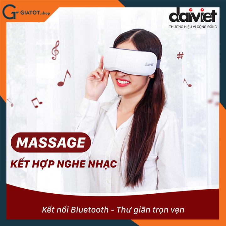 Máy massage mắt chính hãng Đại Việt DVMM-00001 cao cấp