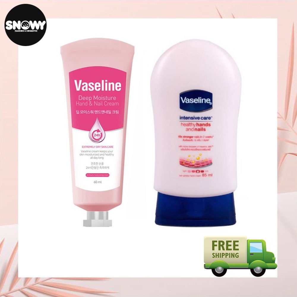 Kem dưỡng da tay Vaseline Deep Moisture Hand & Nail Cream 60ml