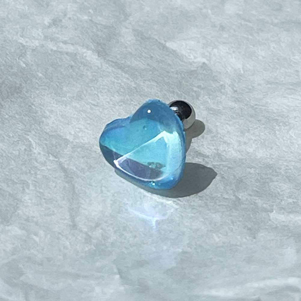 Khuyên Tai Thép Titan Đính Đá Zircon Nhiều Màu Sắc Tinh Tế Thời Trang Cho Nữ