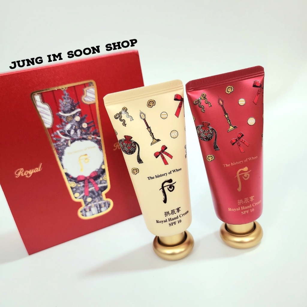 🌟Sét Kem Dưỡng Tay Hoàng Gia Phiên Bản Đặc Biệt Whoo Royal Hand Cream Limited Edition Special Set 2sp