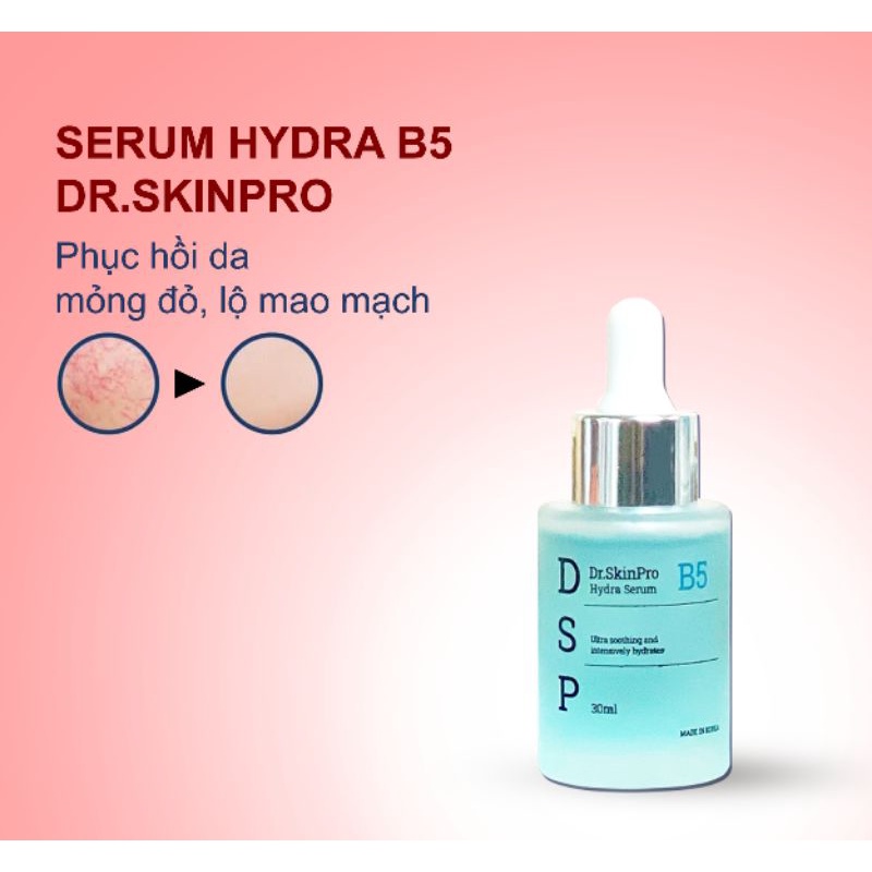 Serum HYDRA B5 Phục Hồi Da Đỏ, Lộ Mau Mach, Mỏng, Yếu, 30ml