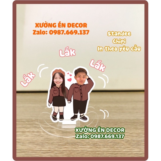 Standee lắc lư cặp đôi siêu cưng
