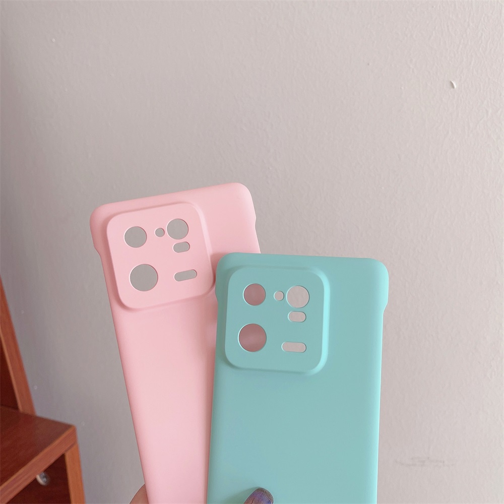 Ốp Điện Thoại PC Cứng Màu Kẹo Trơn Cho Xiaomi Mi 13 Pro 13Pro 5G