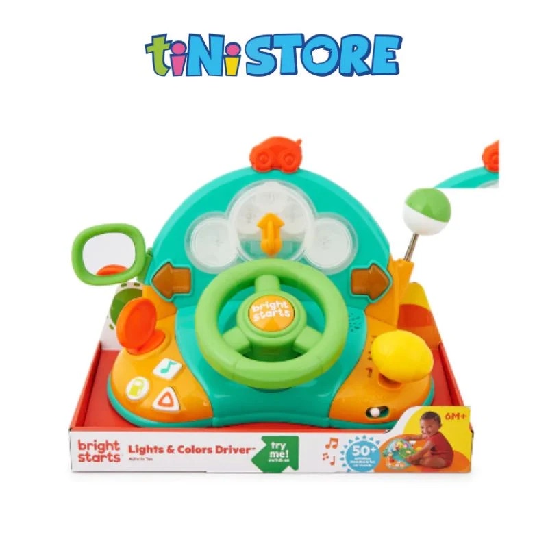 TiNiStore-Đồ chơi lái xe có âm thanh và đèn Bright Starts