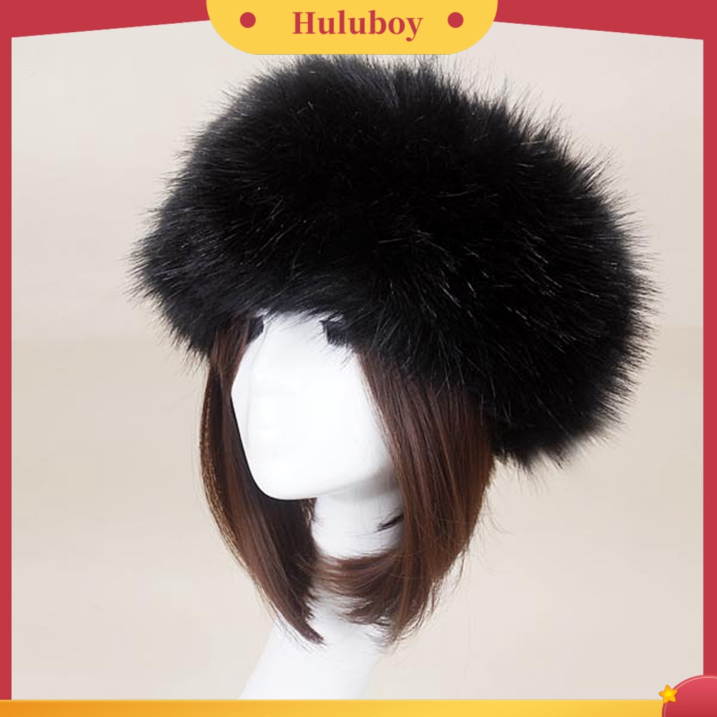 Mũ trùm đầu phối lông thú thời trang thu đông ấm áp cho nữ