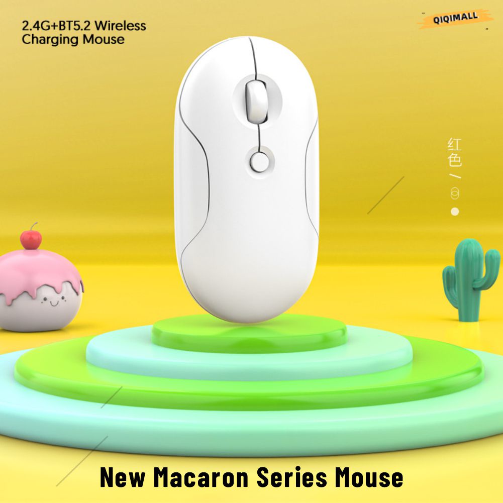 Pebble Chuột Không Dây Sạc Bluetooth Chế Độ Kép Có Thể Sạc Siêu Mỏng Chuột Im Lặng, Sử Dụng Cho Điện Thoại Di Động Apple iPad [QIQI]