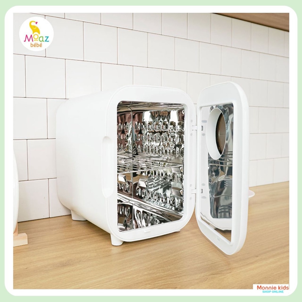 Máy tiệt trùng sấy khô UVC Mini Moaz Bebe MB050, máy tiệt trùng bình sữa cho bé - Monnie Kids