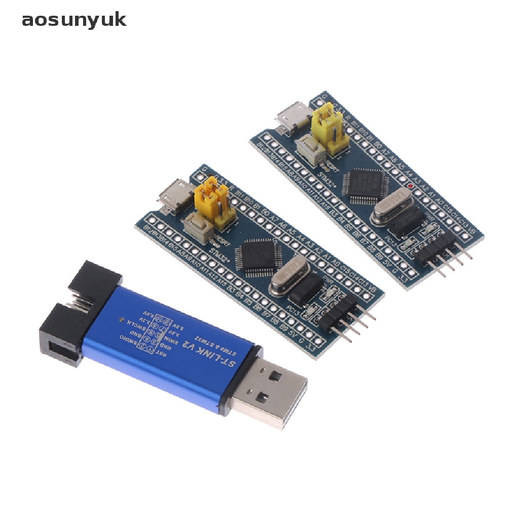 Linh Kiện Lập Trình Mô Phỏng Aosunyuk ST-LINK V2 STM8 / STM32 STM32F103C8T6 / C6T6