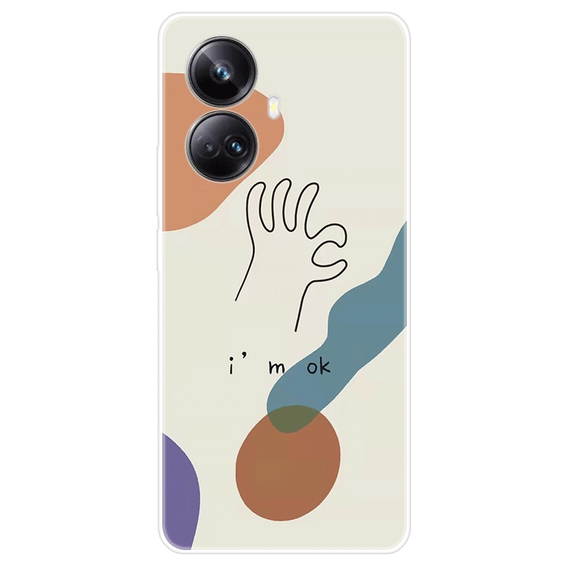 Ốp Điện Thoại TPU Dẻo Họa Tiết Hoạt Hình Dễ Thương Cho Realme 10 Pro + Realme 10Pro Plus