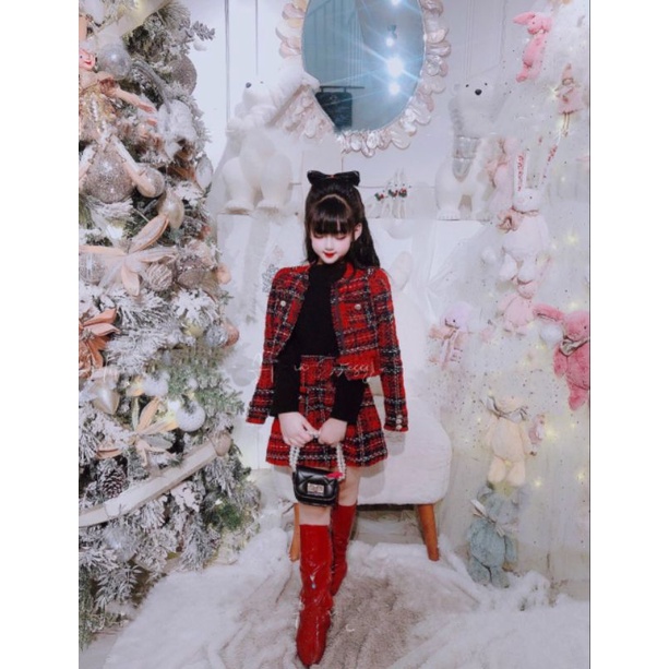 Set dạ  dày đẹp sang chảnh xinh xắn bé gái .