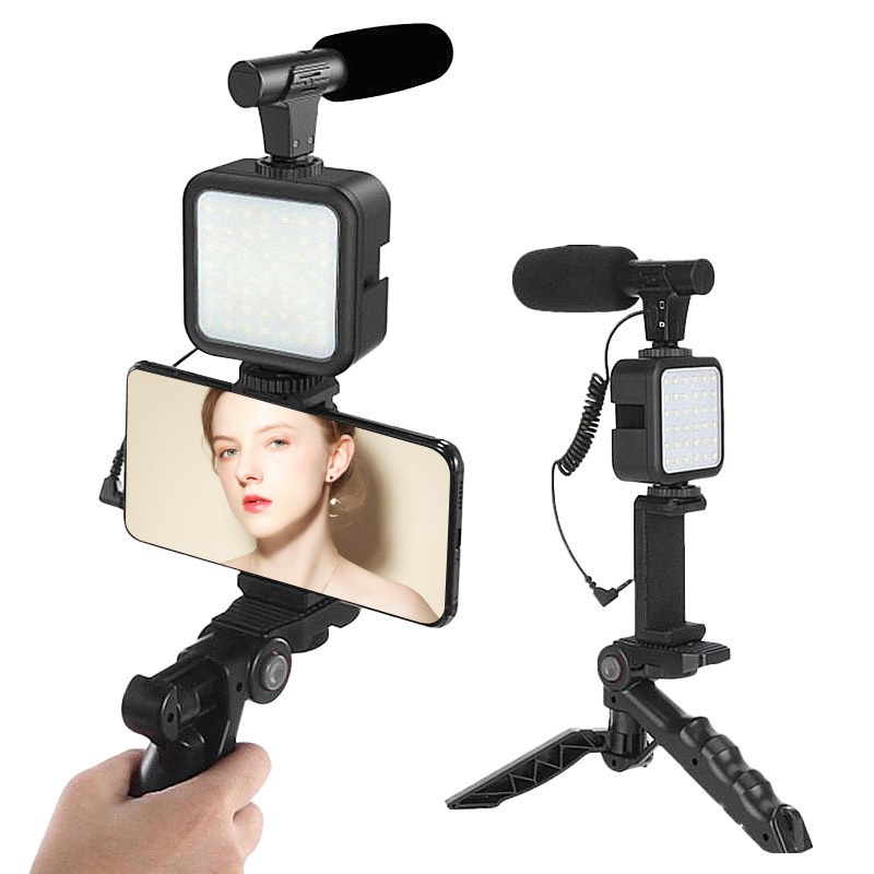 Bộ Kit Livestream sản xuất Video trending kèm đèn led tiện dụng mã Video Making Kit AY-49 - Rabbi VN