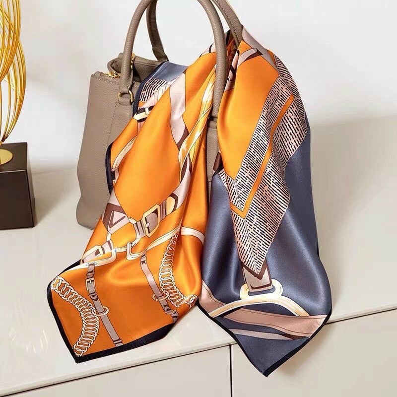 Khăn lụa quàng cổ , thắt nơ cách điệu lụa cao cấp Bống Chic