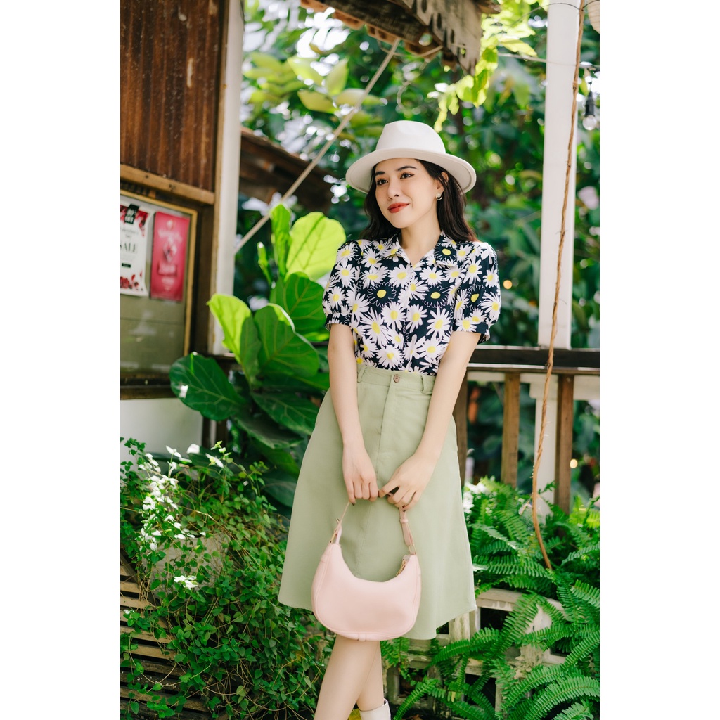 MINX - Áo Selena Floral Shirt