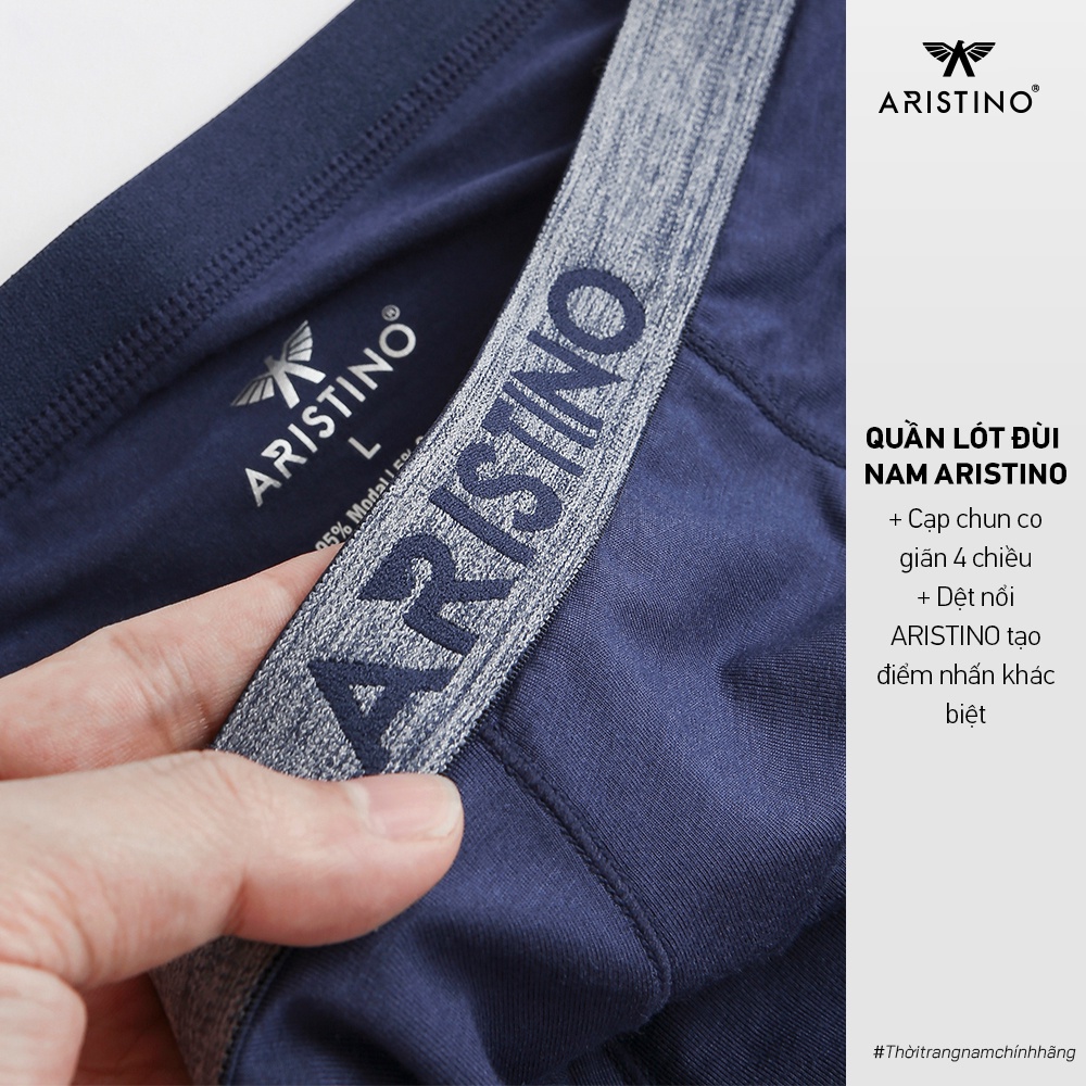Quần sịp đùi nam ARISTINO, quần lót nam boxer chất liệu Modal  mềm mại gấp 2 lần, thông hơi thoáng mát - ABX1616