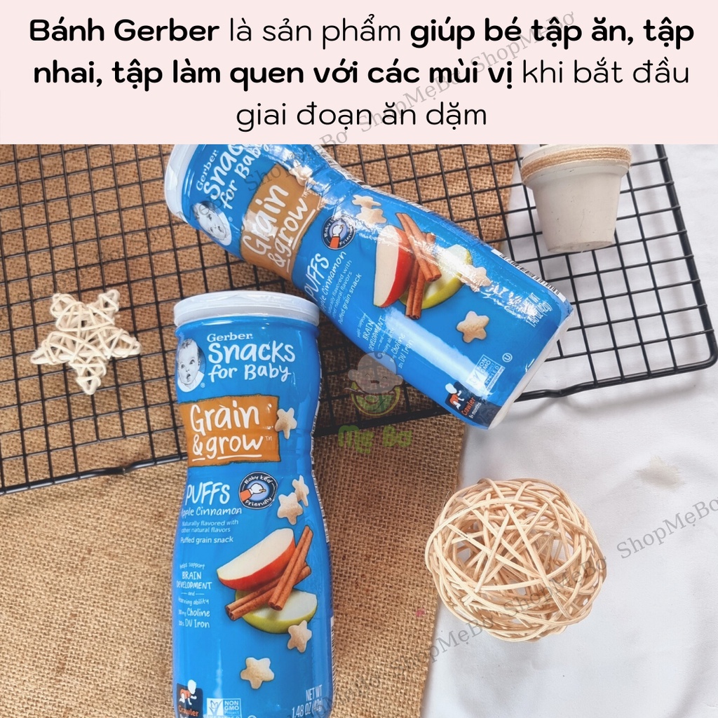[GERBER] BÁNH ĂN DẶM GERBER (giai đoạn bốc nhón)