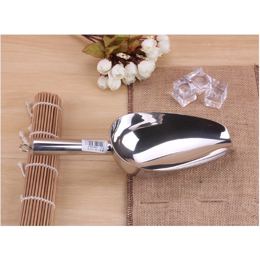 Xẻng xúc đá - muỗng xúc đá, xúc gạo, xúc đồ khô... bằng inox nhiều size
