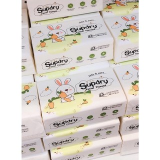 Giấy ăn khô Supdry/topgia cao cấp 110 tờ giấy 3 lớp