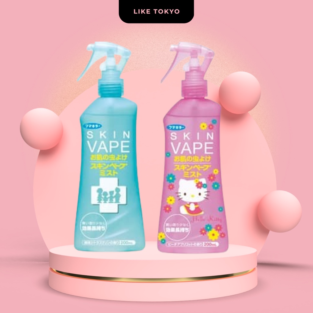 Xịt Chống Muỗi Skin Vape Nhật Bản 200ml Đuổi Muỗi và Côn Trùng Nhật Bản 200ml LIKE TOKYO