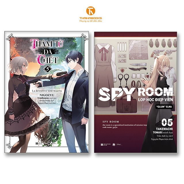 Sách - Combo Thám tử đã chết + Spy room 5