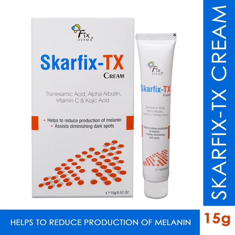 Fixderma Skarfix-Tx Cream 15G - Kem Giảm Thâm Mụn, Nám, Tàn Nhang, Đốm Đen