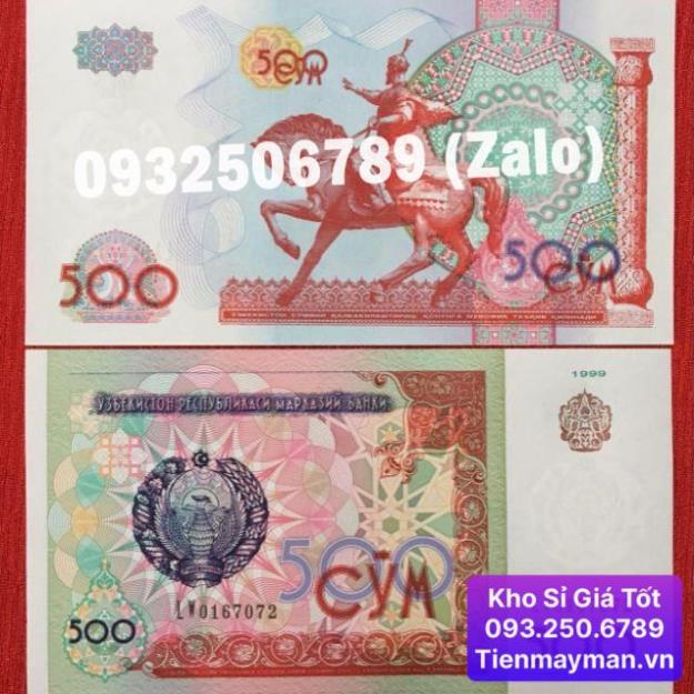 ⭐HÓT⭐ Sỉ Combo 10 Tờ Tiền Sưu Tầm Con Ngựa Mã Đáo Thành Công Uzbekistan, Phong Thuỷ May Mắn