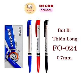 Bút bi bấm thiên long ngòi to 0.7mm - cao cấp - bút bi thiên long giá rẻ văn phòng - penday store