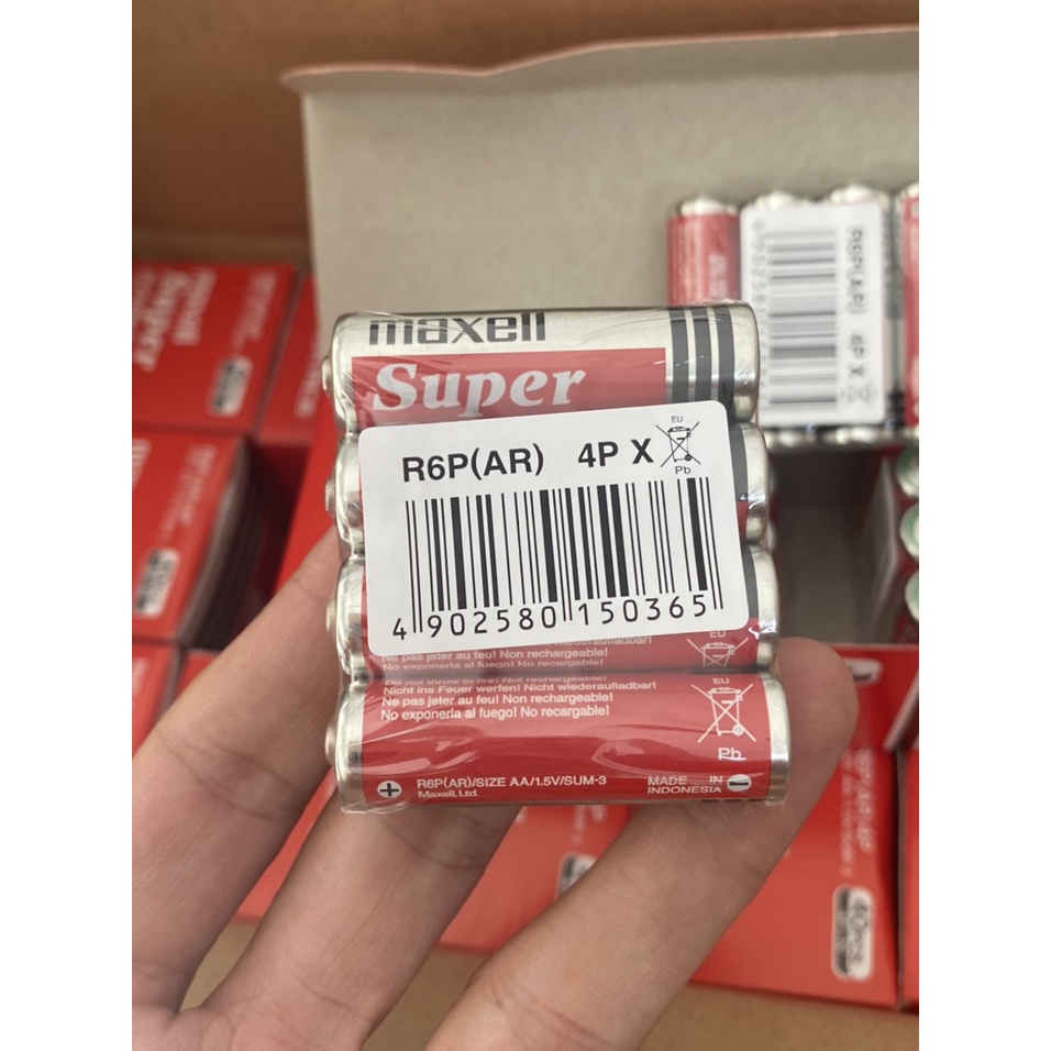 Hộp 40 Viên Pin AA  Maxell Siêu bền - Chính hãng