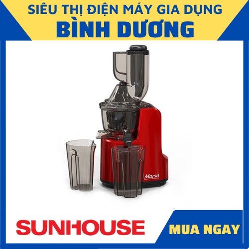Máy ép trái cây chậm Sunhouse Mama SHD5505 Trưng bày Công suất 240W - 1 tốc độ có xoay đảo chiều - Nhựa PMMA + Inox 304