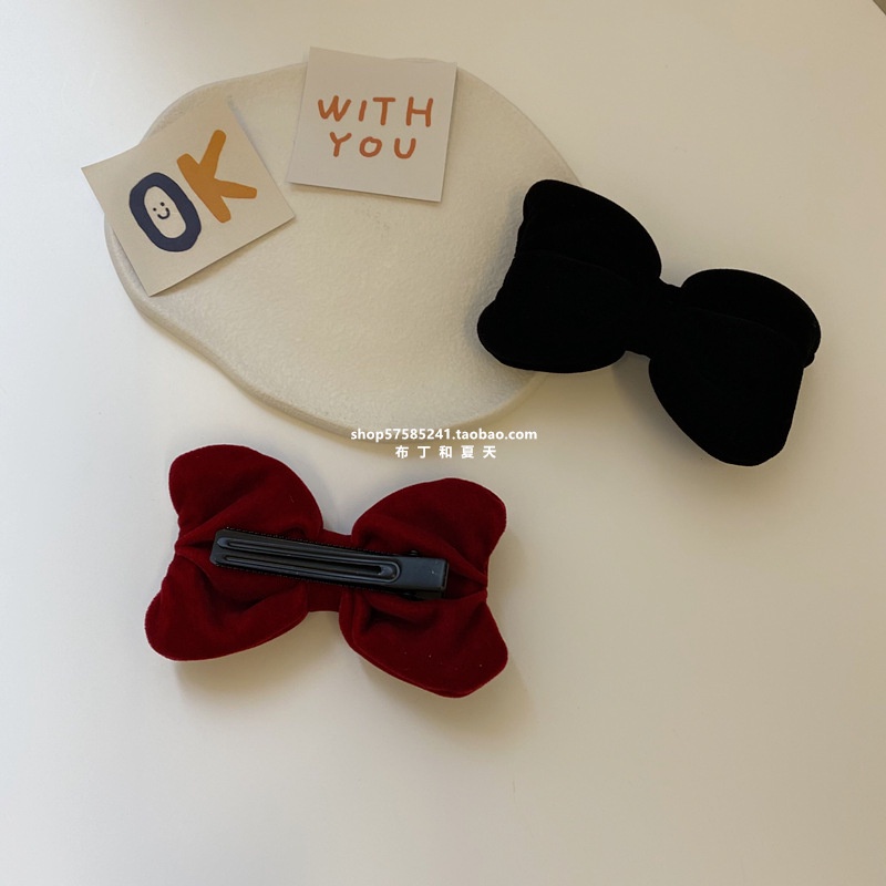 Kẹp Tóc Hàn Quốc Nơ Lông Phụ Kiện Thời Trang Cho Nữ AB224