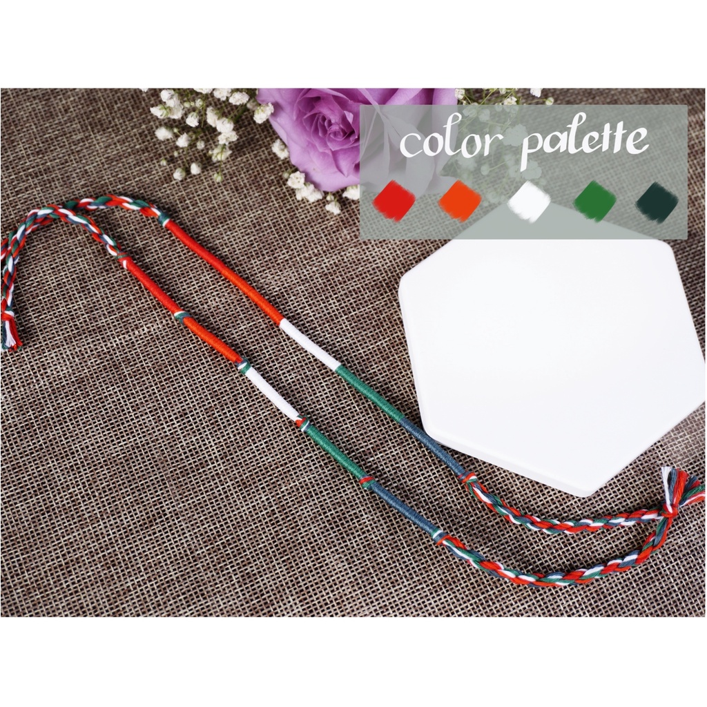 Chap.1 - Vòng tay, chân màu giáng sinh unisex l Wrap bracelet