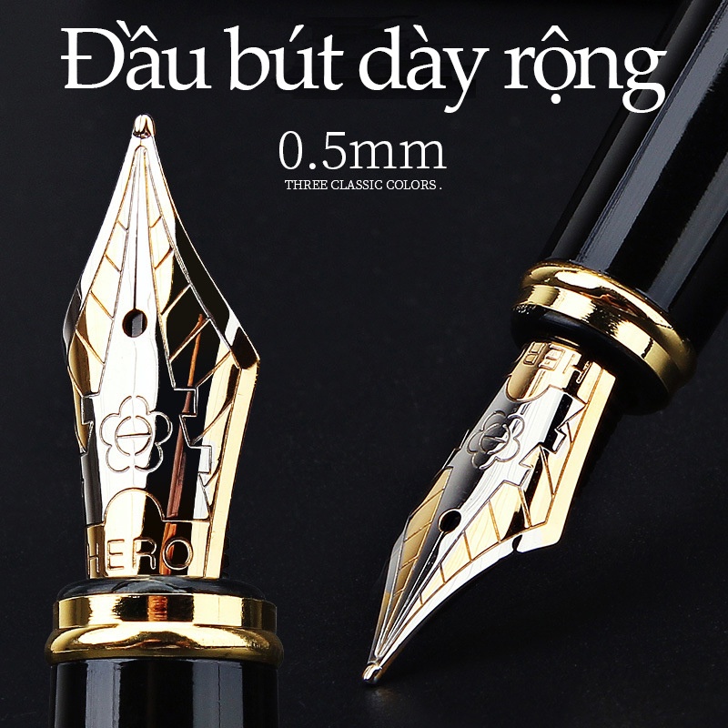Bút Bi Mực Gel Ngòi 0.5mm Sang Trọng Chất Lượng Cao