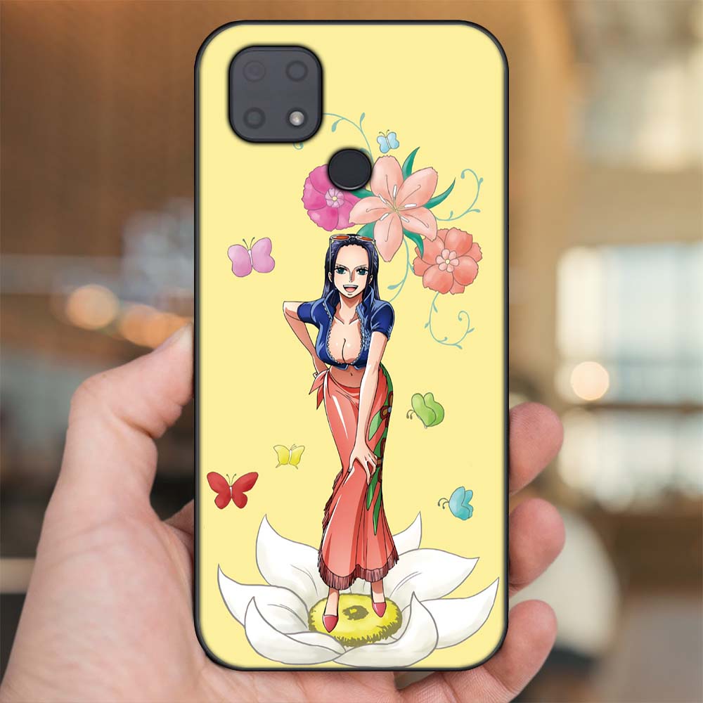 Ốp lưng Xiaomi Redmi 10C viền đen in hình Nico Robin One Piece Đảo Hải Tặc