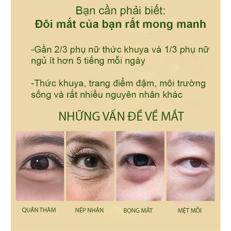 Mặt nạ mắt Collagen - Mask chống bọng chống thâm mắt [DTL10]