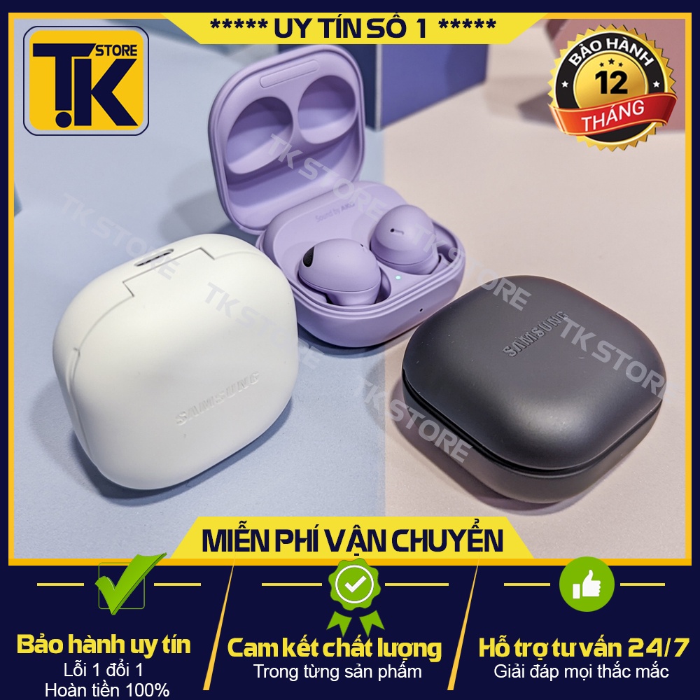 Tai Nghe Bluetooth Không Dây Galaxy buds 2 Pro Cho Android iOS - ÂM THANH TUYỆT ĐỈNH - BẢO HÀNH ĐỔI MỚI