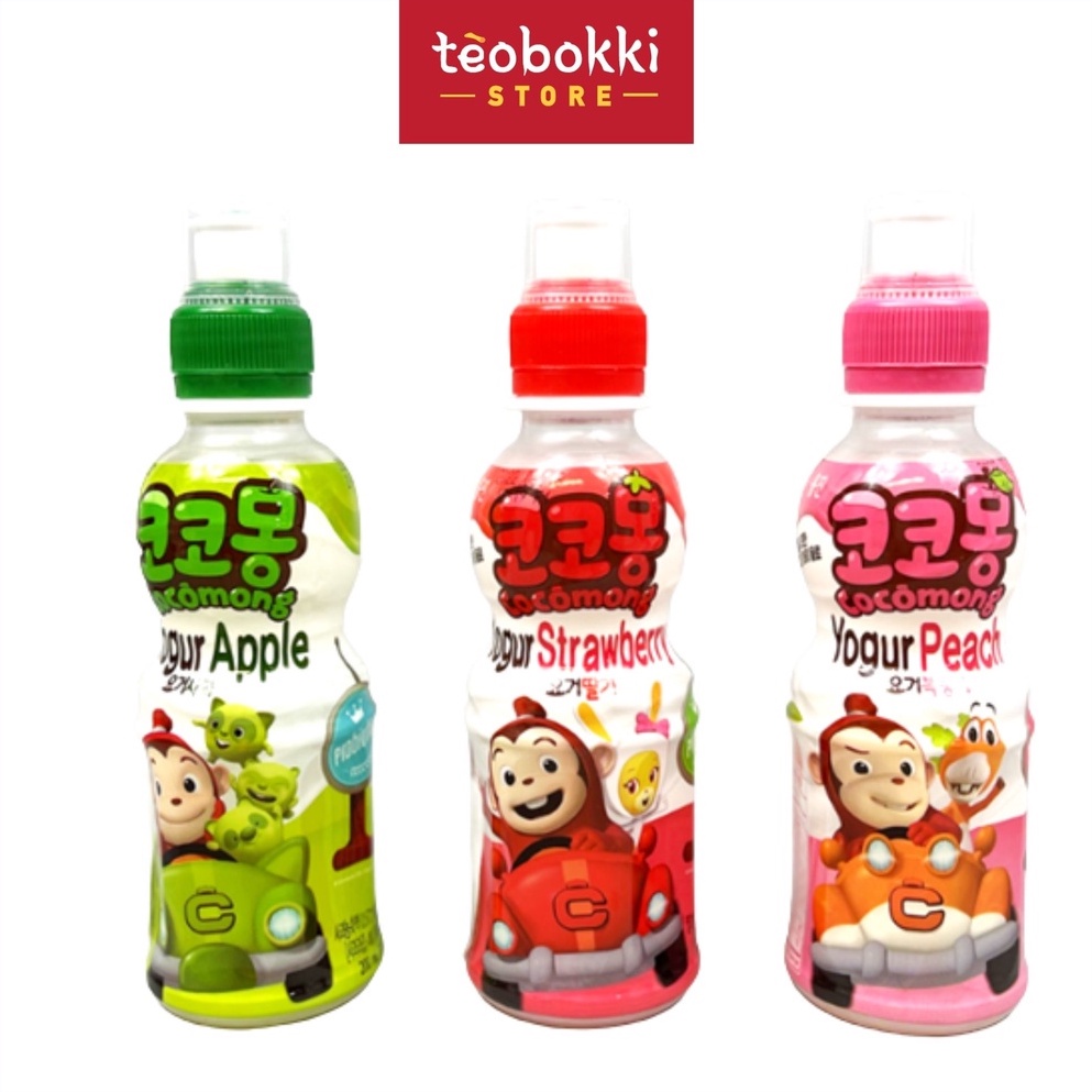 Nước trái cây lợi khuẩn Cocomong yogurt Woongjin chai 200ml