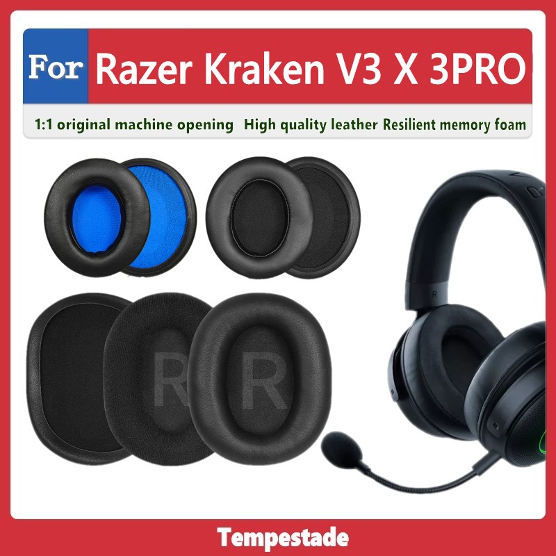 Phù Hợp Đệm Bọc Bảo Vệ Tai Nghe Chụp Đầu Thay Thế Chuyên Dụng Cho razer kraken V3 V3X V3PRO X