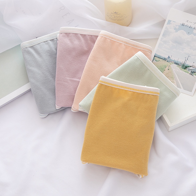 Quần Lót Cotton Lưng Cao Thoáng Khí Thời Trang Cho Nữ