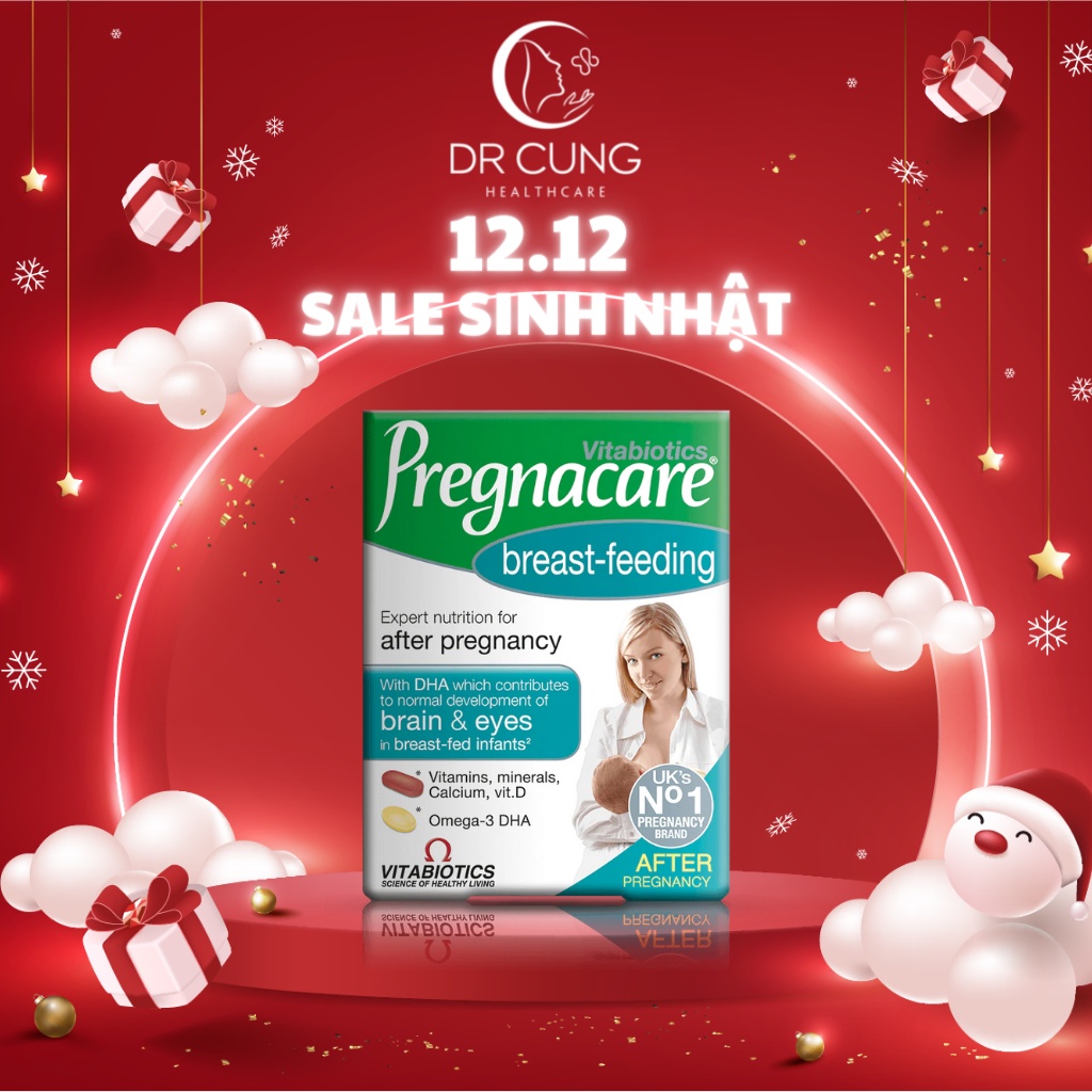 Pregnacare Breast feeding - Vitamin Tổng Hợp Cho Mẹ Sau Sinh, Omega 3, DHA