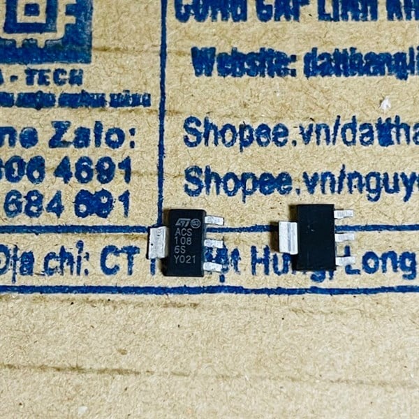 Triac Dán ACS108 ACS108-6SN SOT-223 0.8A 600V Mới Chính Hãng 100% Cho Máy Giặt Samsung