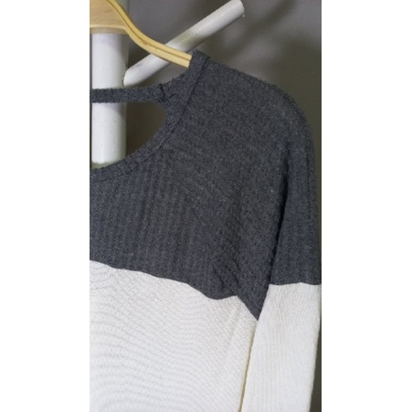 Áo thun nữ dệt kim dài tay xuất khẩu Maurices