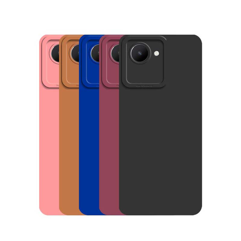 Ốp Điện Thoại Silicone Mềm Màu Kẹo Cho Realme real me C55 C53 C35 C33 C30s C30 Narzo 50A 50i Prime 5G 4G 2023