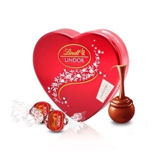Socola LIndt Lindor Milk Crystal Heart Tin 96g