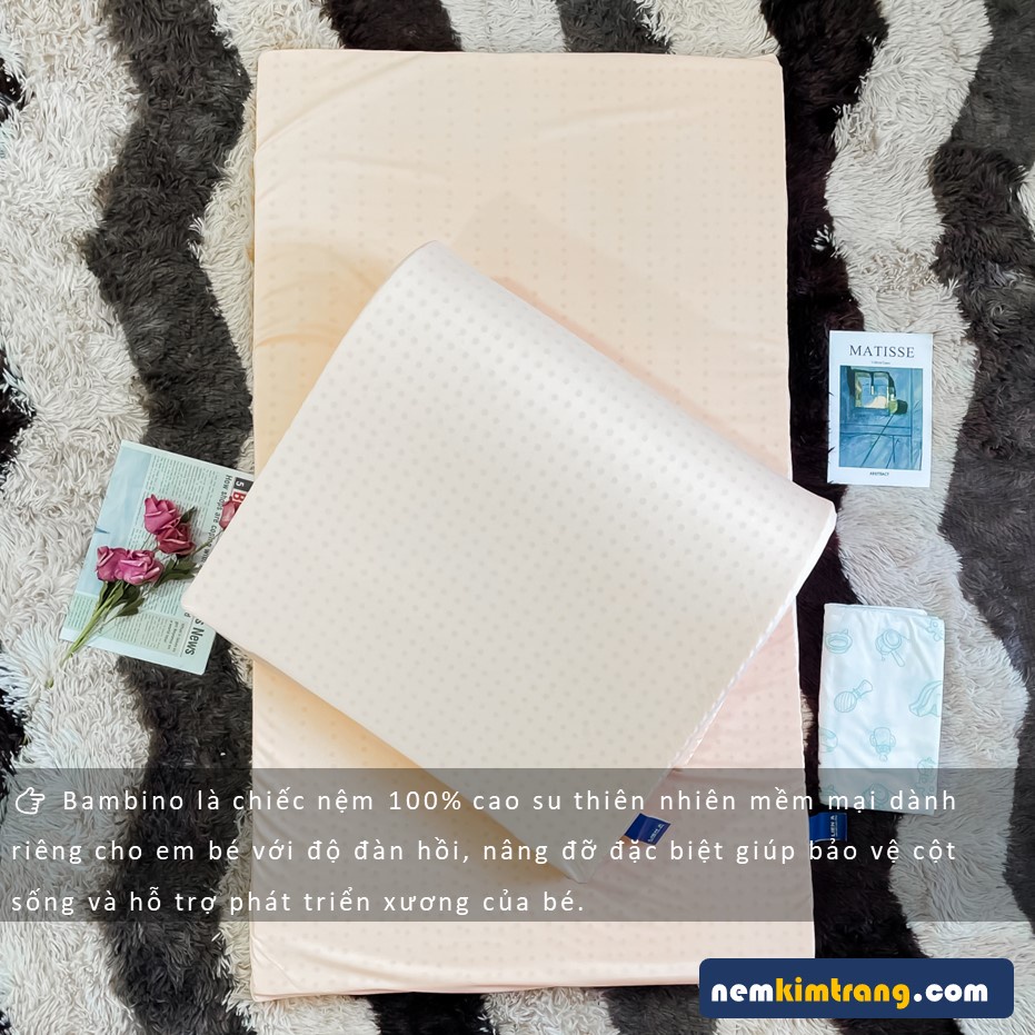Nệm em bé cao su Liên Á Bambino  - NGỦ NGON, ÊM ÁI